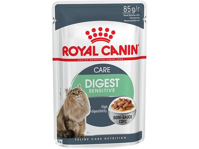 Royal Canin Digest Sensitive Gravy (Роял Канин Дайджест Сенситив Кер) влажный корм для кошек для ЖКТ от 12 мес 0.085...