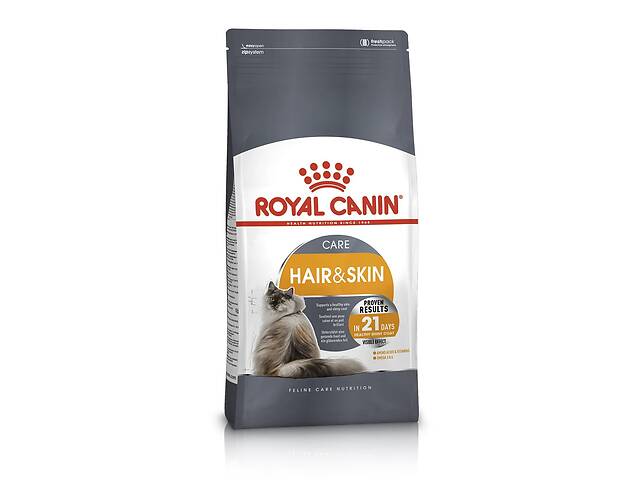 Royal Canin Hair and Skin Care (Роял Канин Хейр энд Скин Кер) сухой корм для кошек для кожи и шерсти от 12 мес 4 кг.
