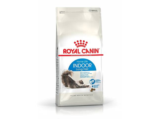 Royal Canin Indoor Long Hair (Роял Канин Индор Лонгхейр) сухой корм для длинношерстных кошек от 12 месяцев 2 кг.