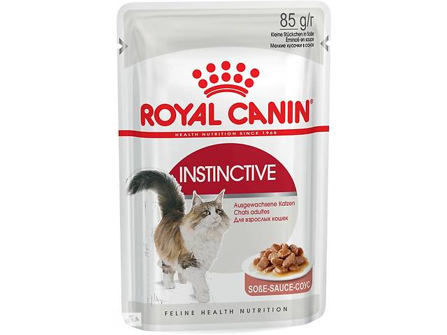 Royal Canin Instinctive Gravy (Роял Канин Инстинктив грави) влажный корм для взрослых кошек от 12 месяцев 0.085 кг. х...