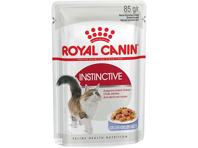 Royal Canin Instinctive Jelly (Роял Канин Инстинктив желе) влажный корм для взрослых кошек от 12 месяцев 0.085 кг. х...