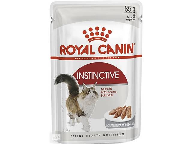 Royal Canin Instinctive Loaf 85г х 12 шт (Роял Канин Инстинктив) влажный корм для взрослых кошек от 12 месяцев