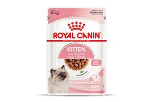 Royal Canin Kitten Gravy (Роял Канин Киттен) влажный корм кусочки в соусе для котят до 12 мес. 85 г х 12 шт