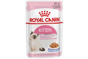 Royal Canin Kitten Instinctive Jelly (Роял Канин Киттен Инстиктив желе) влажный корм для котят с 4 месяцев 0.085 кг.