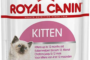 Royal Canin Kitten Loaf (Роял Канин Киттен паштет) влажный корм для котят до 12 месяцев 0.085 кг. х 12 шт.