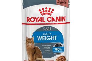 Royal Canin Light Weight Care Gravy (Роял Канин Лайт Вейт Кеа) влажный корм для кошек с лишним весом 0.085 кг. х 12 шт.