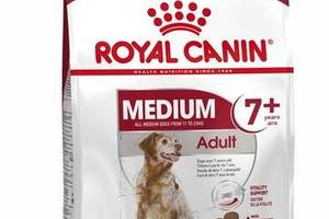 Royal Canin Medium Adult 7+ (Роял Канин Медиум Эдалт 7+) сухой корм для собак средних пород от 7 лет 4 кг.