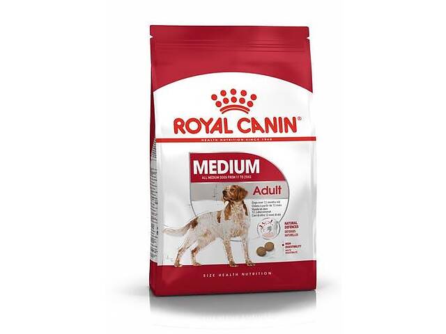 Royal Canin Medium Adult (Роял Канин Медиум Эдалт) сухой корм для взрослых средних собак 11-25 кг от 12 мес