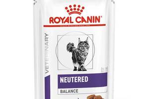 Royal Canin Neutered Balance (Роял Канин Ньютед Беланс) влажный корм (кусочки в соусе) для полных котов 0.085 кг. х 1...