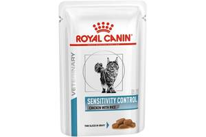 Royal Canin Sensitivity Control Chicken Rice 12шт (Роял Канин Сенситивити) влажный корм для кошек при аллергии