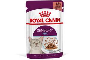 Royal Canin Sensory Feel Gravy (Роял Канин Сенсори кусочки) влажный корм для переборчивых кошек 85 г х 12 шт