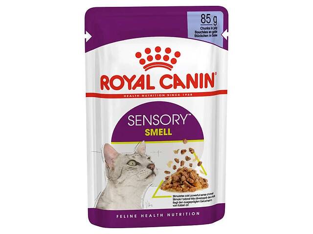 Royal Canin Sensory Smell Jelly (Роял Канин Сенсори в желе) влажный корм для требовательных кошек 85 г х 12 шт