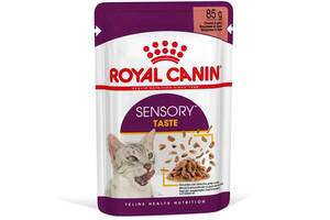 Royal Canin Sensory Taste Gravy (Роял Канин Сенсори кусочки) влажный корм для переборчивых кошек 85 г х 12 шт