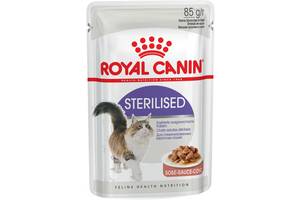 Royal Canin Sterilised Gravy (Роял Канин Стерелайзд соус) влажный корм для стерилизованных кошек 85 г х 12 шт