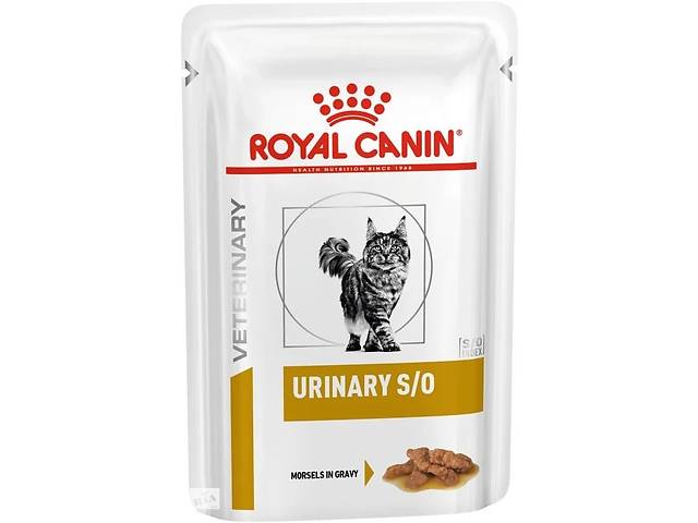 Royal Canin Urinary S/O Gravy (Роял Канин Уринари С/О греви) влажный корм для кошек для мочевыводящих путей 0.085 кг...