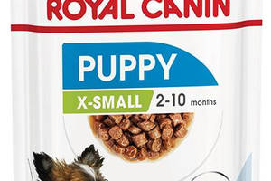 Royal Canin X-Small Puppy (Роял Канин Паппи) влажный корм для щенков мелких пород 2-10 мес. 85 г. х 12 шт.