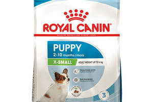 Royal Canin X-Small Puppy (Роял Канин Икс-смол Паппи) сухой корм для щенков очень мелких пород 3 кг.