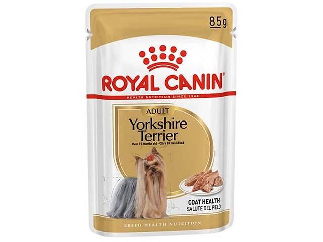 Royal Canin Yorkshire Terrier (Роял Канин Йоркшир Терьер) влажный корм для йоркширских терьеров от 10 месяцев 0.085 кг.