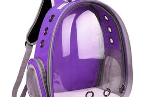 Рюкзак для переноски домашних питомцев RIAS Pet Cat Purple (3_02645)