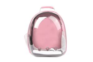 Рюкзак-переноска для кошек Taotaopets 253304 Panoramic 35*25*42cm Pink
