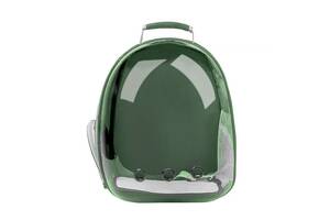 Рюкзак-переноска Taotaopets 253304 Panoramic Green 35х25х42cm с иллюминатором