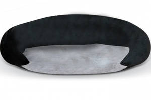Самосогревающийся лежак для собак K&H Bolster 43х35,5x5 см Серый/черный (655199042142)