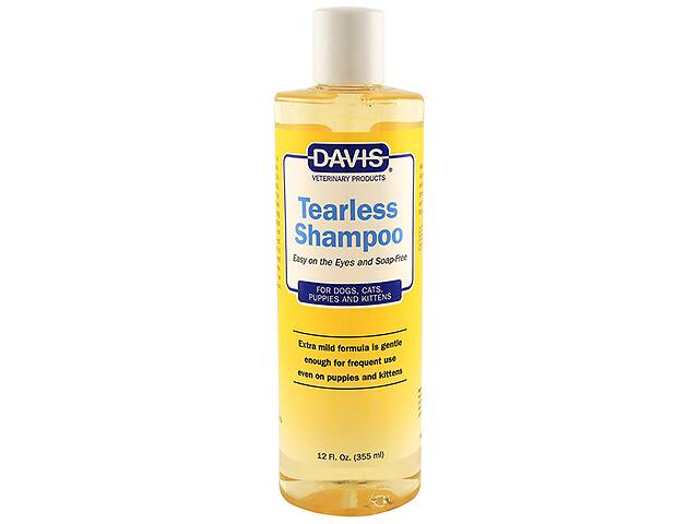 Шампунь без слез для ухода за шерстью собак и котов Davis Tearless Shampoo 355 мл