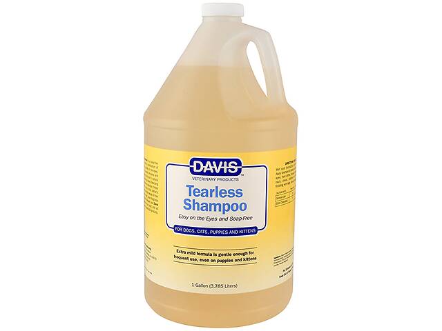 Шампунь без слез для ухода за шерстью собак и котов Davis Tearless Shampoo 3.79 л