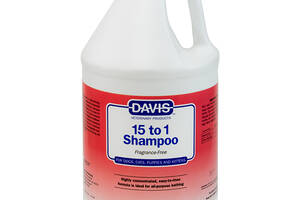 Шампунь Davis 15 to 1 Shampoo Fragrance-Free 1:15 без запаха для собак и котов 3,8 л (87717900472)