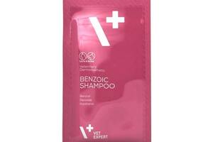 Шампунь для кошек и собак с жирной кожей VetExpert Benzoic Shampoo 20 саше