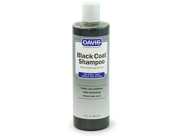 Шампунь для собак и котов с черной шерстью Davis Black Coat Shampoo 355 мл