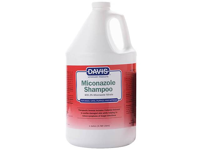 Шампунь для собак и котов с заболеваниями кожи Davis Miconazole Shampoo 3,8 л (87717907006)