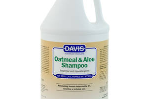 Шампунь гипоаллергенный для собак и кошек Davis Oatmeal Aloe 3.79 л
