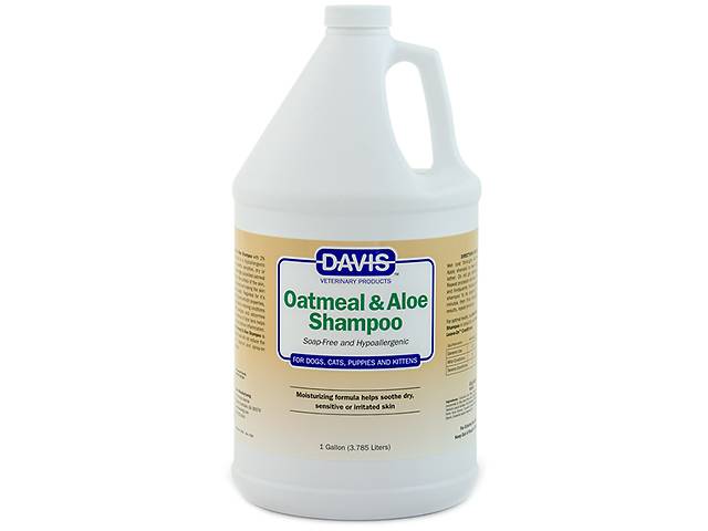 Шампунь гипоаллергенный для собак и кошек Davis Oatmeal Aloe 3.79 л