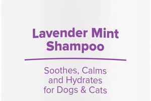 Шампунь John Paul Pet Lavender Mint Shampoo for Dogs and Cats с мятой и лавандой успокаивающий и увлажняющий 0.47 л