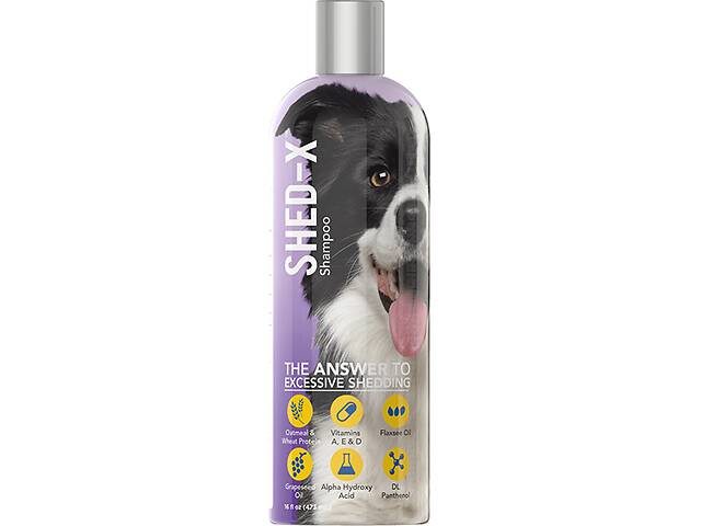 Шампунь против линьки для собак SynergyLabs Shed-X Shed Control Shampoo 0.473 л (736990005205)