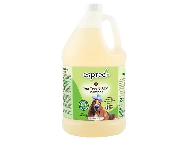 Шампунь с маслом чайного дерева и алоэ вера для собак Espree Tea Tree Aloe Shampoo 3.79 л