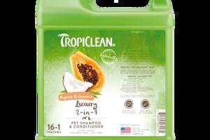 Шампунь Tropiclean Papaya & Coconut с кокосом и папайей для собак и кошек 3.8 л 060135