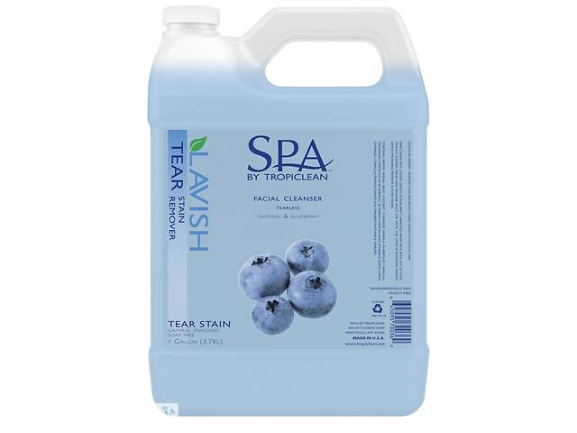 Шампунь TropiClean SPA Tear Stain Facial Remover для умывания слезных дорожек вокруг глаз 3,8 л