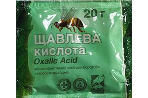 Щавелевая кислота (20 г.-10 доз) (Украина) от варроатоза пчел