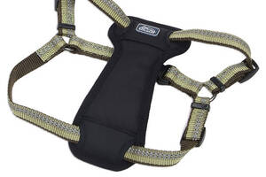 Шлея для собак светоотражающая Coastal K9 Explorer Harness 30-45 см хаки