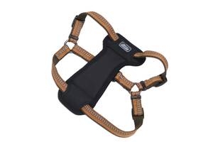 Шлея с нагрудником для собак Coastal K9 Explorer Harness 2.3-4.5 кг 30-46 см Черно-коричневый (76484364464)