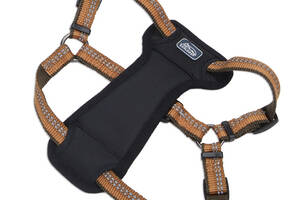 Шлея с нагрудником для собак Coastal K9 Explorer Harness 2.3-4.5 кг 30-46 см Черно-коричневый (76484364464)