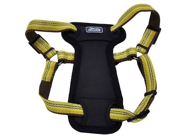 Шлея с нагрудником для собак светоотражающая Coastal K9 Explorer Harness 2.3-4.5 кг (76484364402)