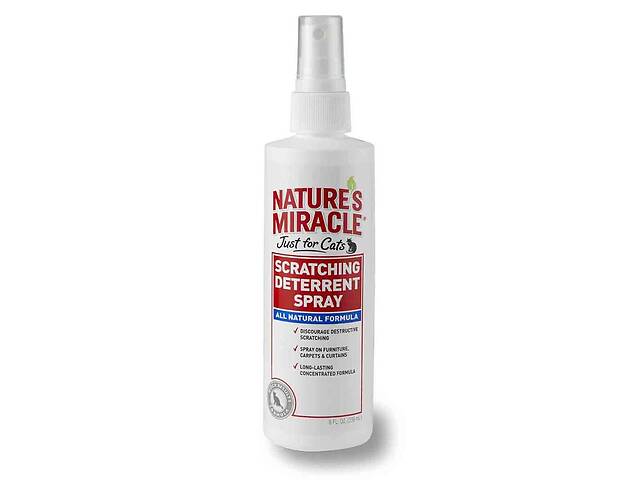 Спрей против царапанья Nature's Miracle No Scratch Deterrent Spray для кошек 236 мл