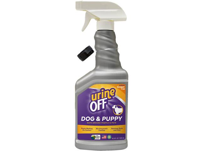 Спрей TropiClean Urine Off для видалення органічних плям та запахів для цуценят та собак 500 мл