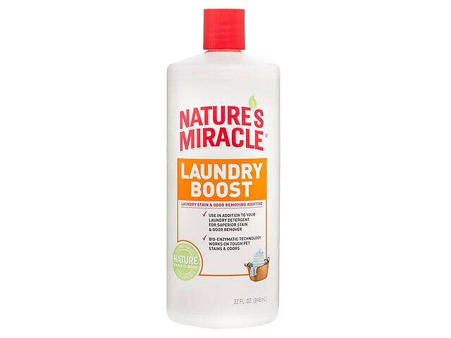 Средство для стирки Nature's Miracle Laundry Boost для устранения запахов и пятен после животных 946 мл