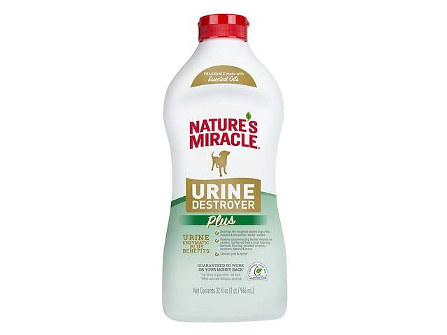 Средство для устранения пятен и запаха мочи собак Nature's Miracle Urine Destroyer Plus 946 мл