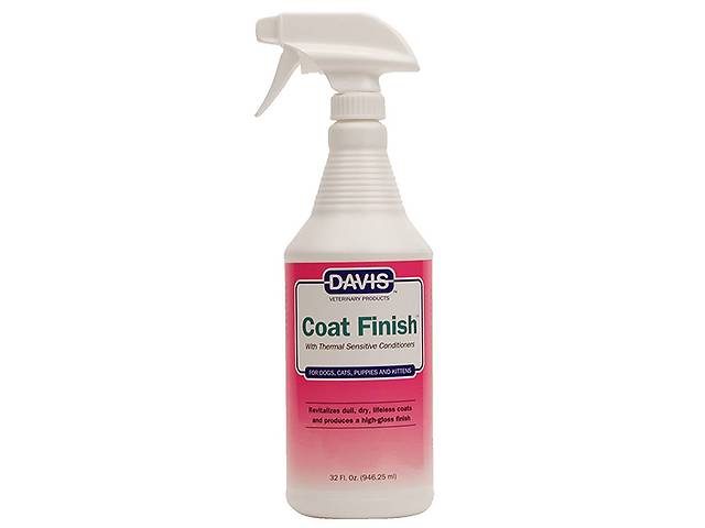 Средство для восстановления шерсти у собак и кошек Davis Coat Finish 946 мл