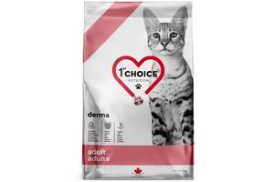 Сухой диетический корм для котов 1st Choice Adult Derma дерма 1.8 кг (65672100168)